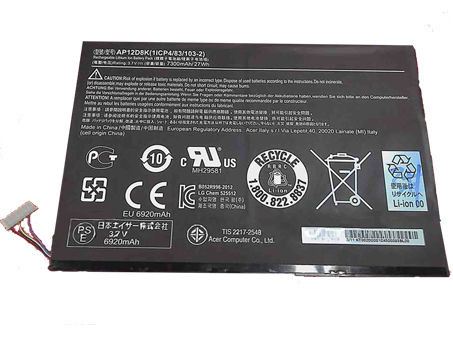 Batería para Acer Iconia W510 W510P Series