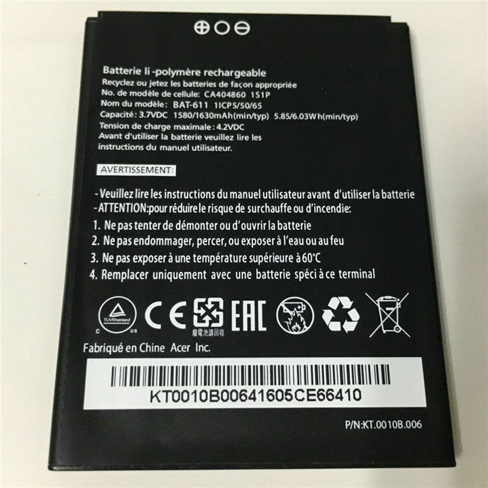 Batería para Acer Liquid Z4 Z140 Z160