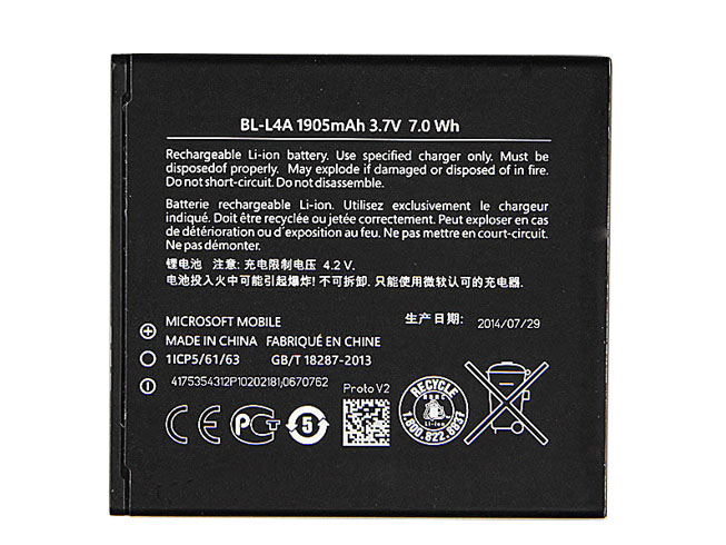 Batería para Microsoft Lumia 535 Internal RM 1090 RM1089 NOKIA