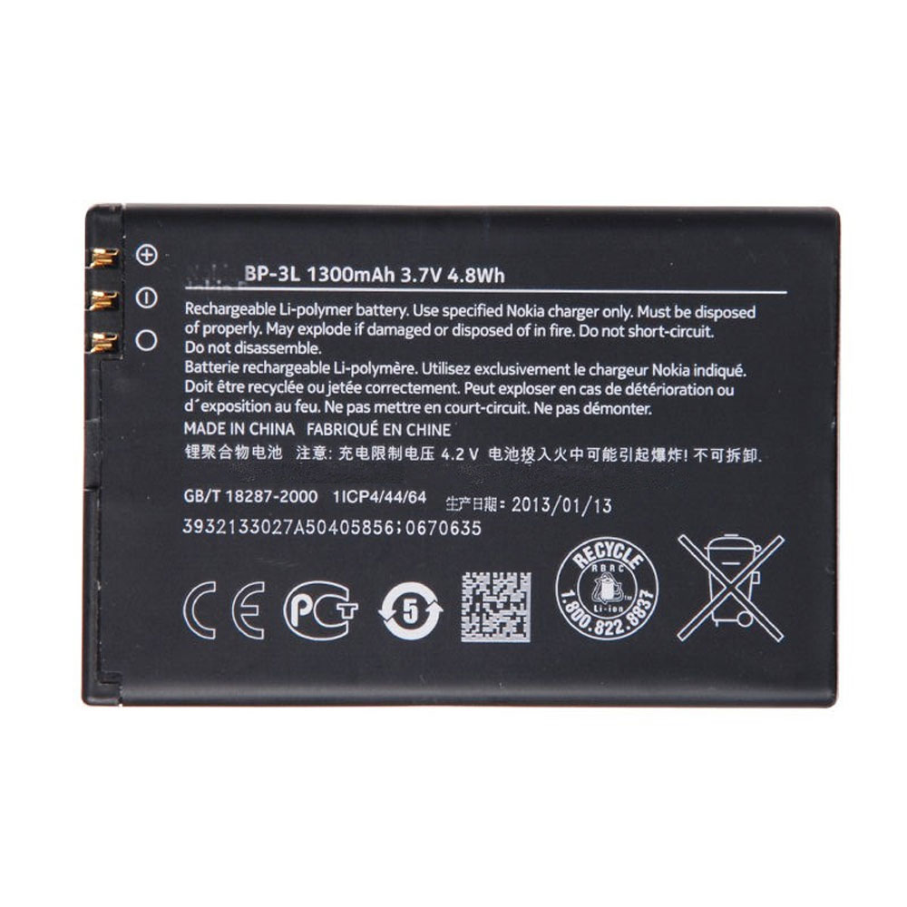 Batería para NOKIA BP3L LUMIA 710 T MOBILE 900 ATT 303 ASHA 603