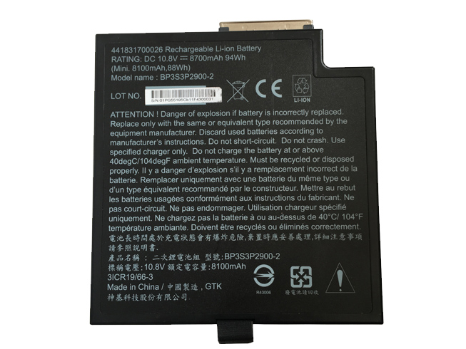 Batería para Getac BP3S3P2900 2 cIndustrial grade
