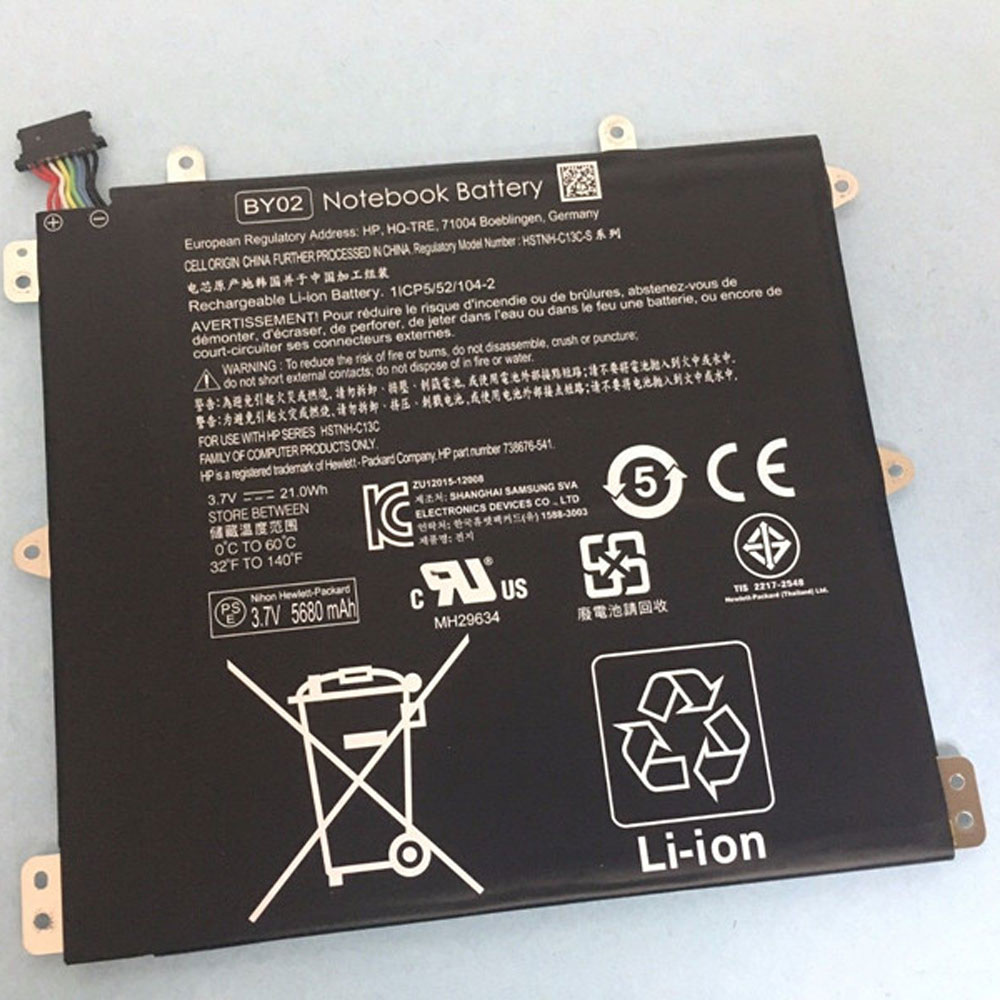 Batería para HP 7600US Slate 8 Plus Slate 8 Pro HSTNH C13C S