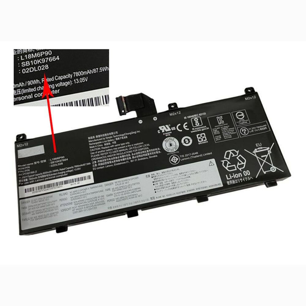 Batería para Lenovo ThinkPad P53