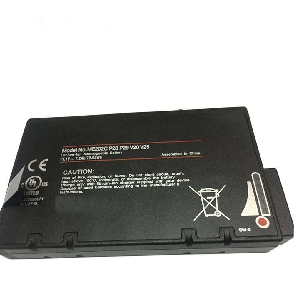 Batería para Getac RS2020 S400 V200 ME202EK ME202C 338911120104