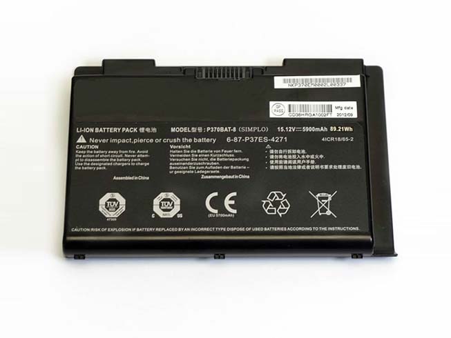 Batería para Clevo X900 P370EM P370SM P370SM A P375SM series