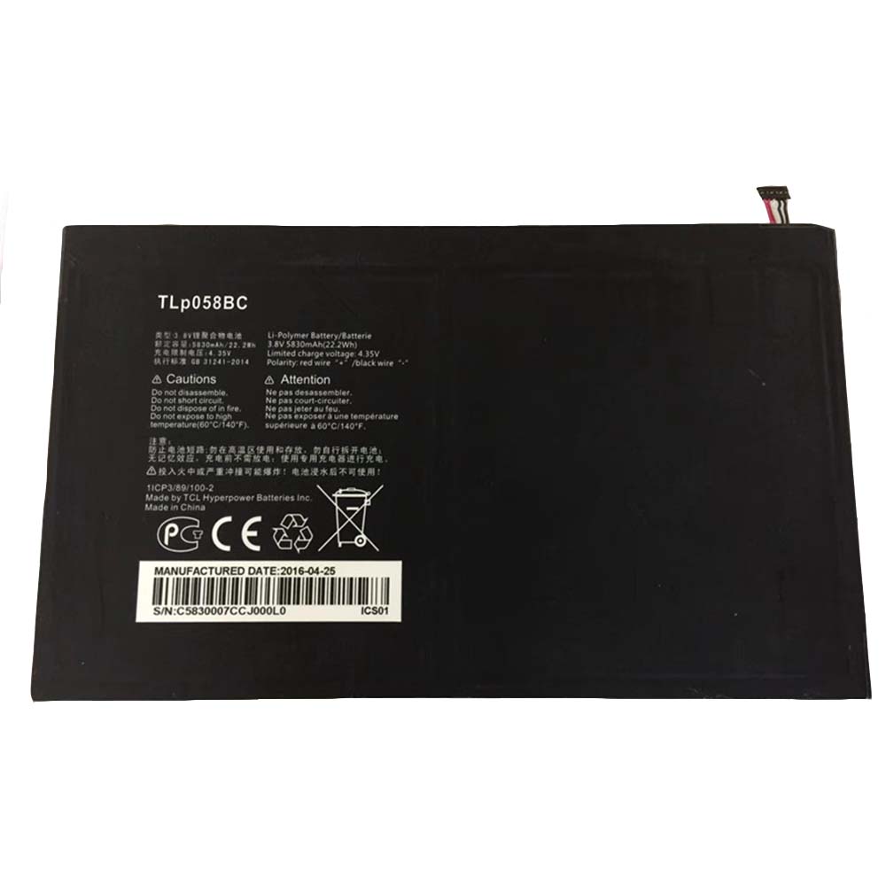 Batería para Alcatel TLP058B2 TLP058BC