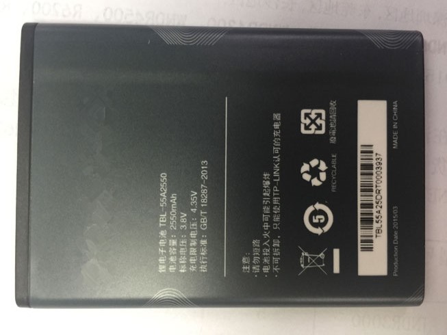 Batería para TP LINK TL TR961 M7350