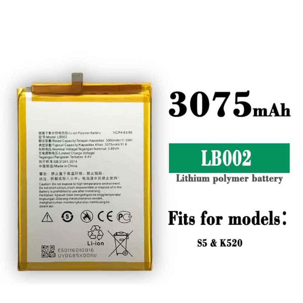 Batería para Lenovo S5 K520 K520T