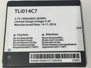 TLi014C7  bateria