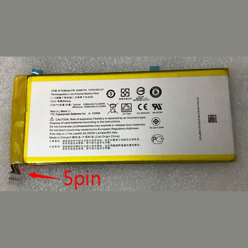 Batería para Acer Iconia Talk S A1 734