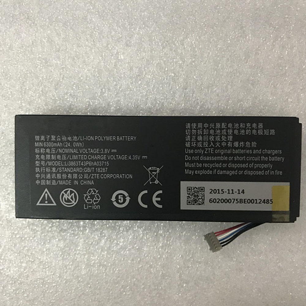 Li3863T43P6hA03715 batería